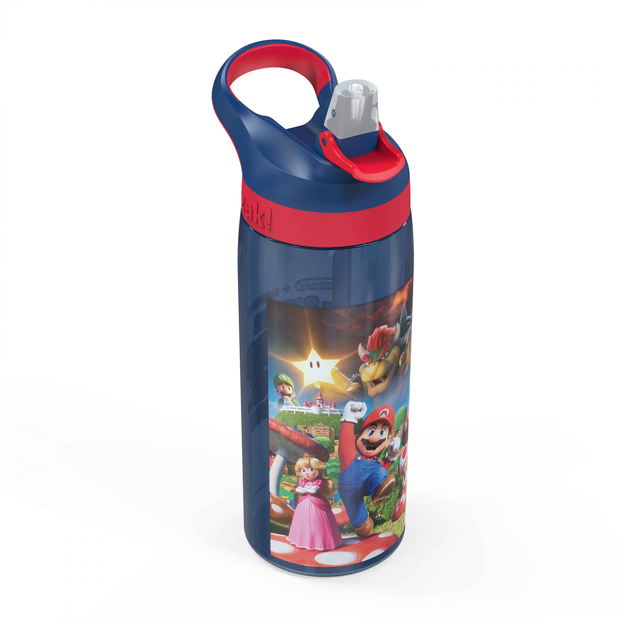 Super Mario Bros. World 1 25oz Reusable Plastic Water Bottle